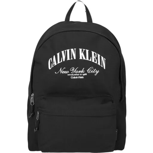 Calvin Klein GRAPHIC CAPSULE ROUND BACKPACK Městský batoh, černá, velikost