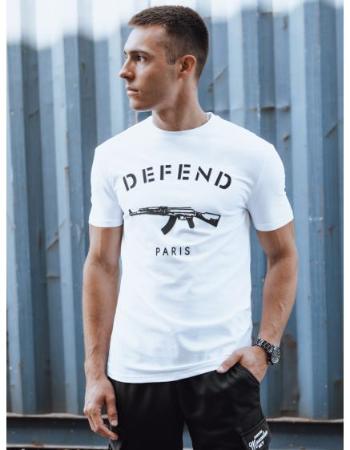 Pánské tričko s potiskem LUNA bílé