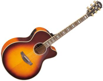 Yamaha APX600FM Brown Sunburst Elektroakustická kytara Jumbo