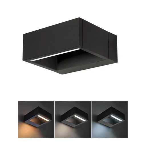 Solight LED venkovní nástěnné osvětlení Ragusa, 7W, 450lm, 3 CCT WO806