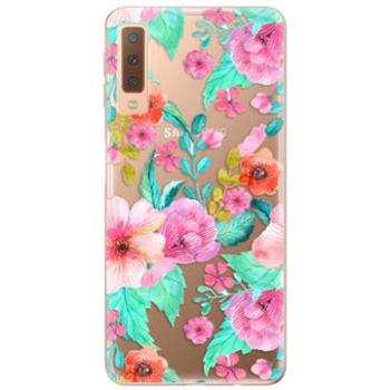 iSaprio Flower Pattern 01 pro Samsung Galaxy A7 (2018) (flopat01-TPU2_A7-2018)