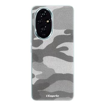 Odolné silikonové pouzdro iSaprio - Gray Camuflage 02 - Honor 200