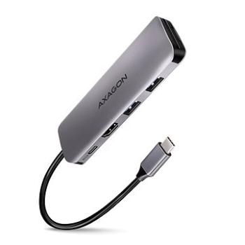 AXAGON HMC-5 SuperSpeed USB-C 3.2 Gen 1 Multiport Hub, 2x USB, HDMI, SD/mSD, PD 100W (HMC-5)