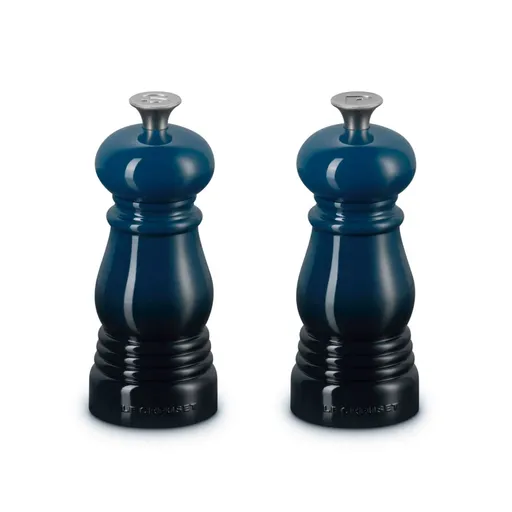 Sada mlýnků na sůl a pepř 11 cm, sada 2 ks, NUIT, plast, Le Creuset