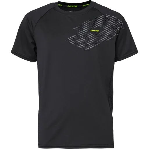 Lotto ALETTO Chlapecké triko, černá, velikost 164-170