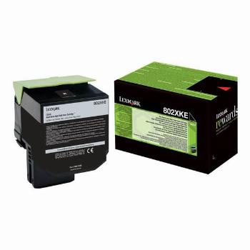 LEXMARK 80C2XKE - originální toner, černý, 8000 stran