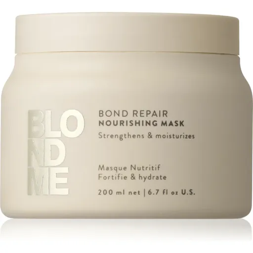 Schwarzkopf Professional Blondme Bond Repair Nourishing Mask intenzivně vyživující maska 200 ml