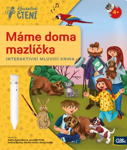 Kniha Máme doma mazlíčka - Kouzelné čtení Albi