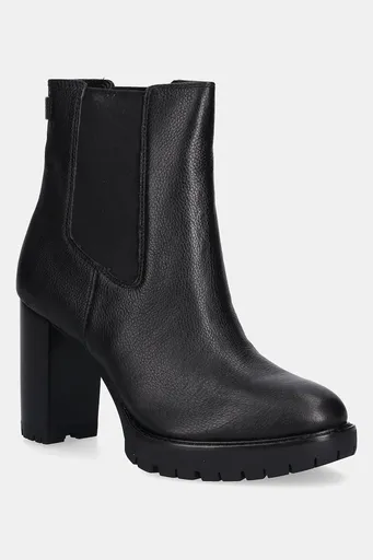 Kožené kotníkové boty Lauren Ralph Lauren Layne