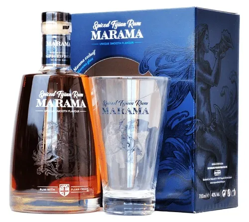 Marama Spiced Rum 40% 0,7l + sklenka