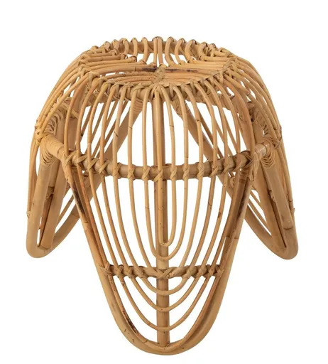 Přírodní ratanový odkládací stolek / stolička Lea Rattan - 44*44*41 cm J-Line by Jolipa