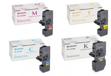 KYOCERA TK-5230CMYK - originální toner, černý + barevný, 2600/3x2200