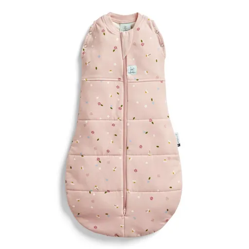 ergoPouch Zavinovačka a pytel na spaní 2v1 Cocoon Daisies 3-6 m, 6-8 kg, 2,5 tog