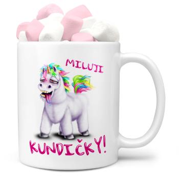 Hrnek Miluji kundičky (Náplň hrníčku: Marshmallow)