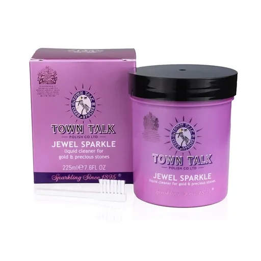 Sada na čištění šperků - tekutý čistič na zlato a drahé kameny, s kartáčkem