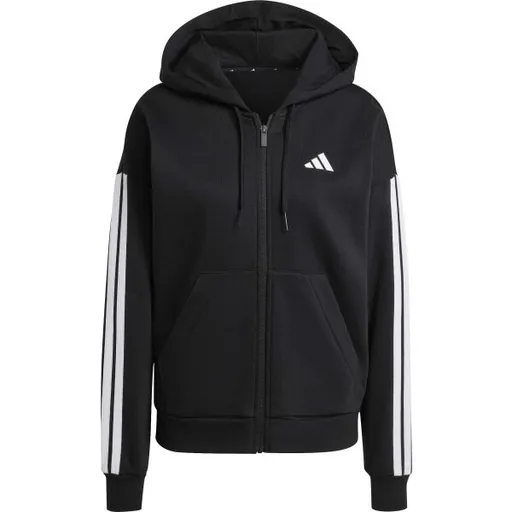 adidas ESSENTIALS 3-STRIPES HOODIE Dámská mikina, černá, velikost