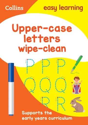 Upper Case Letters Age 3-5 Wipe Clean Activity Book - Collins Easy Learning