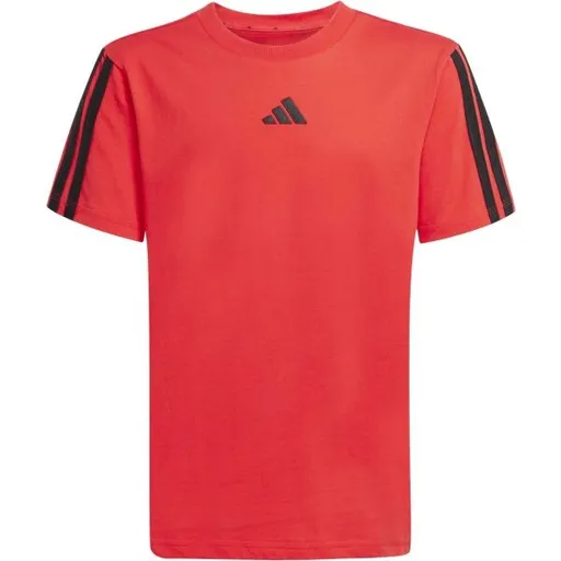 adidas JERSEY ESSENTIALS LOGO KIDS Dětské volnočasové triko, červená, velikost