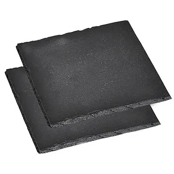 Kesper Sada břidlicových desek na servírování jídla čtverec 13x13cm (38110)