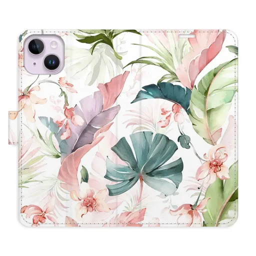 Flipové pouzdro iSaprio - Flower Pattern 07 - iPhone 14 Plus