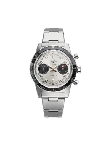 Vulcain Skindiver Chronograph White - Stainless Steel
