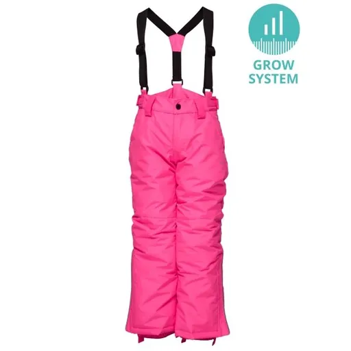 LOAP CUBOR Dětské lyžařské kalhoty, růžová, velikost 146-152