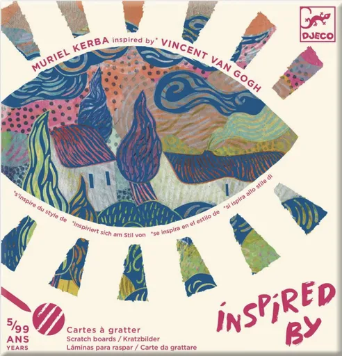 Inspired by Vincent Van Gogh - vyškrabávací obrázky