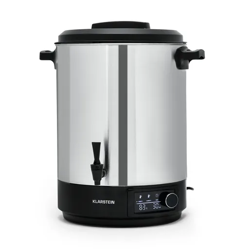 Klarstein Abbey 40, zavařovací hrnec, zásobník na nápoje, 40 l, 100 °C, 180 min, nerezová ocel