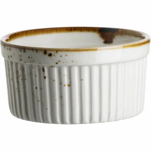 Mäser Zapékací miska Pintar White hnědé tečky 9 cm