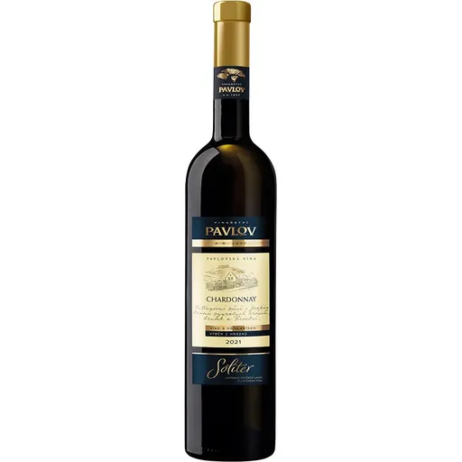Vinařství Pavlov Chardonnay 2021 pozdní sběr Solitér
