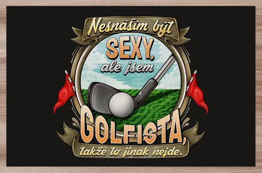 Prostírání Sexy golfista