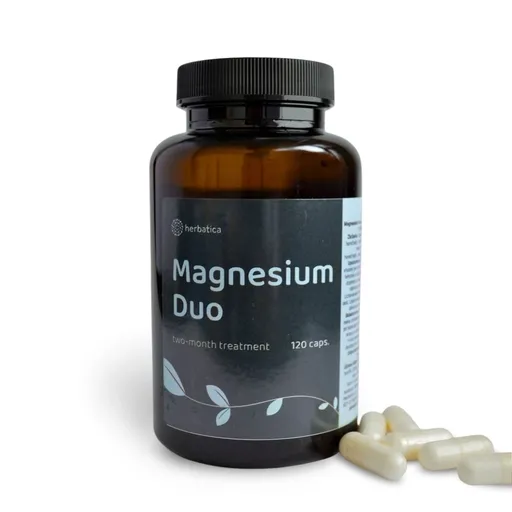 Magnesium DUO dvouměsíční kúra - 120 kapslí - Herbatica