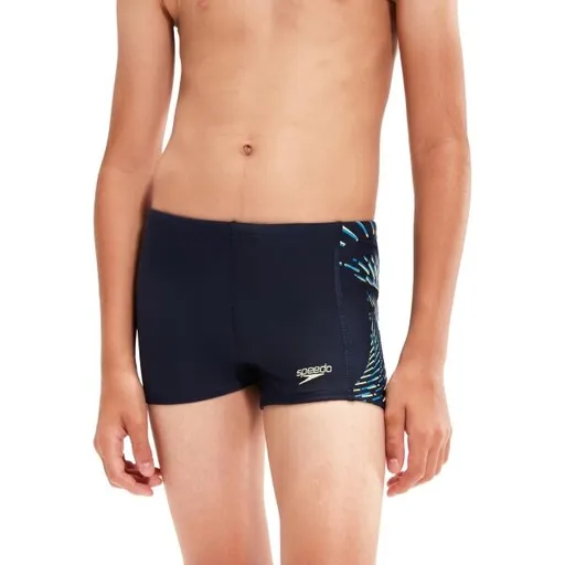 Speedo PLASTISOL PLACEMENT Chlapecké sportovní plavky, tmavě modrá, velikost 15-16Y