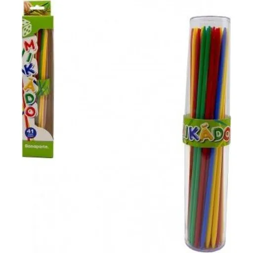 Teddies Mikádo společenská hra 41ks v plastovém pouzdře