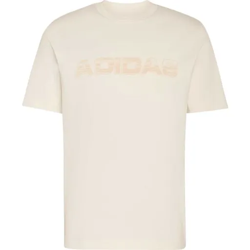 adidas DISTRESSED TEE M Pánské triko, béžová, velikost XXL