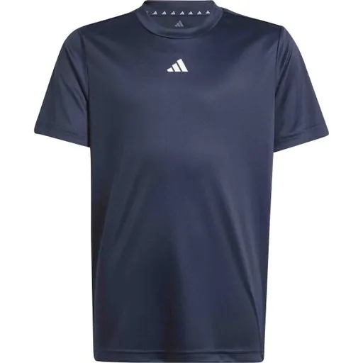 adidas JERSEY ESSENTIALS LOGO KIDS Dětské tréninkové triko, tmavě modrá, velikost