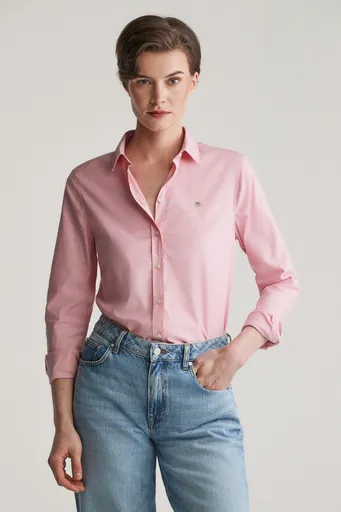 KOŠILE GANT SLIM STRETCH OXFORD SHIRT GERANIUM PINK