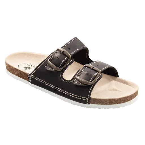 SANTÉ Pánské pantofle D/22N/60 ČERNÁ v.43