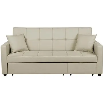 Čalouněná rozkládací BELIANI béžová GLOMMA (beliani_121549)