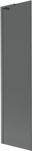 MEXEN/S Next L vanová zástěna FIX 50 x 150, grafit, grafit kartáčovaná 895-050-000-03-40-66