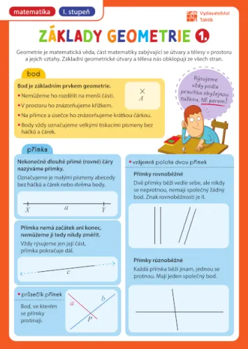 Přehledové tabulky MA: Základy geometrie 1. díl