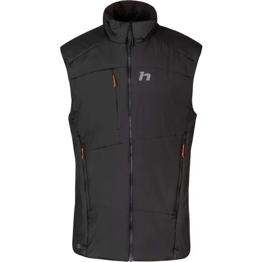 Hannah DEYN VEST Pánská zateplená vesta, tmavě šedá, velikost