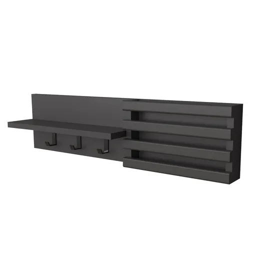 Nástěnný věšák Huso Anthracite