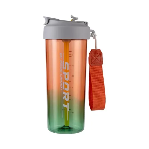 LAMART LT4073 Fit 600 ml sportovní lahev zelená/oranžová