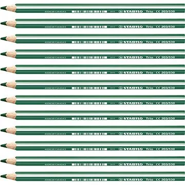 STABILO Trio silná - 12 ks balení - zelená (4006381344050)