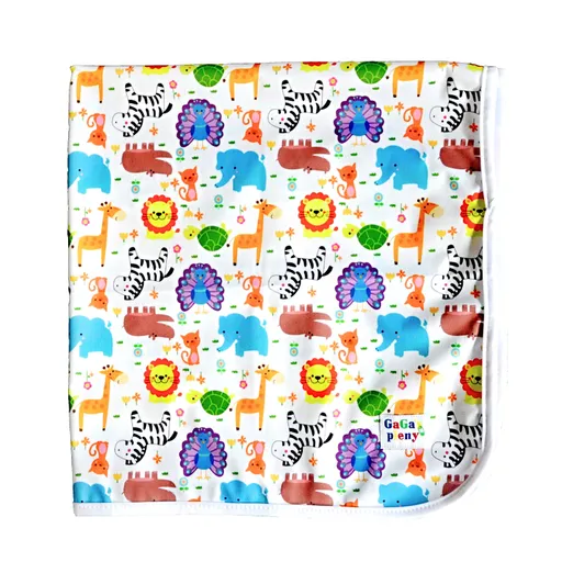GaGa's pleny Přebalovací podložka Zoo minky