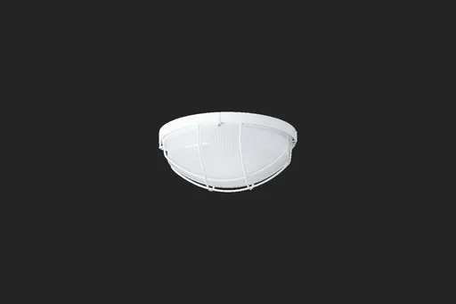 OSMONT ELE57247 ELEKTRA 4 stropní/nástěnné průmyslové plastové svítidlo bílá IP65 3000 K 9W LED nouzové kombinované 3 h