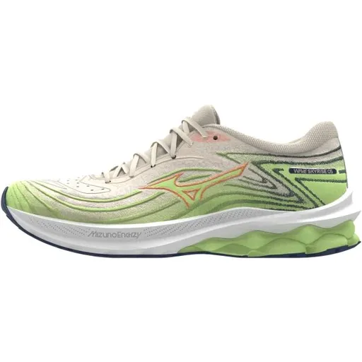 Mizuno WAVE SKYRISE 5 W Dámská běžecká obuv, světle zelená, velikost 38.5