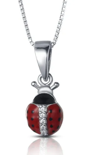 MOISS Hravý stříbrný přívěsek beruška P0000284