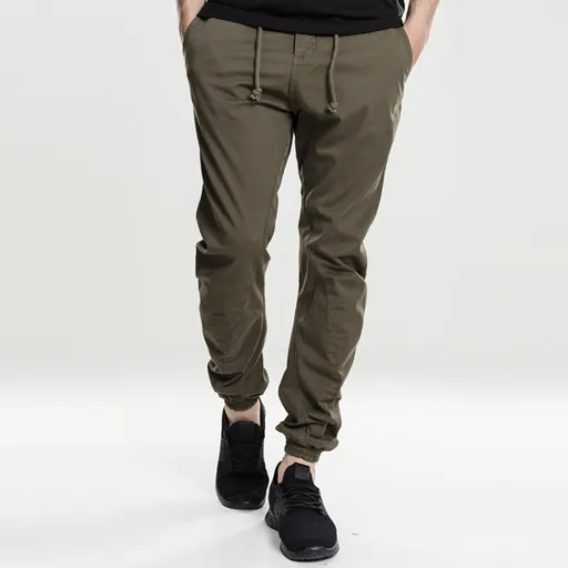 Urban Classics Stretch Jogging Pants olive - XL